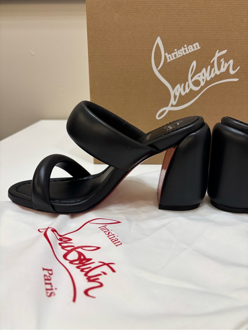 🖤 Christian Louboutin Inflama Sab 85 Sandals — NWT — Sz 36 - Picture 10 of 13